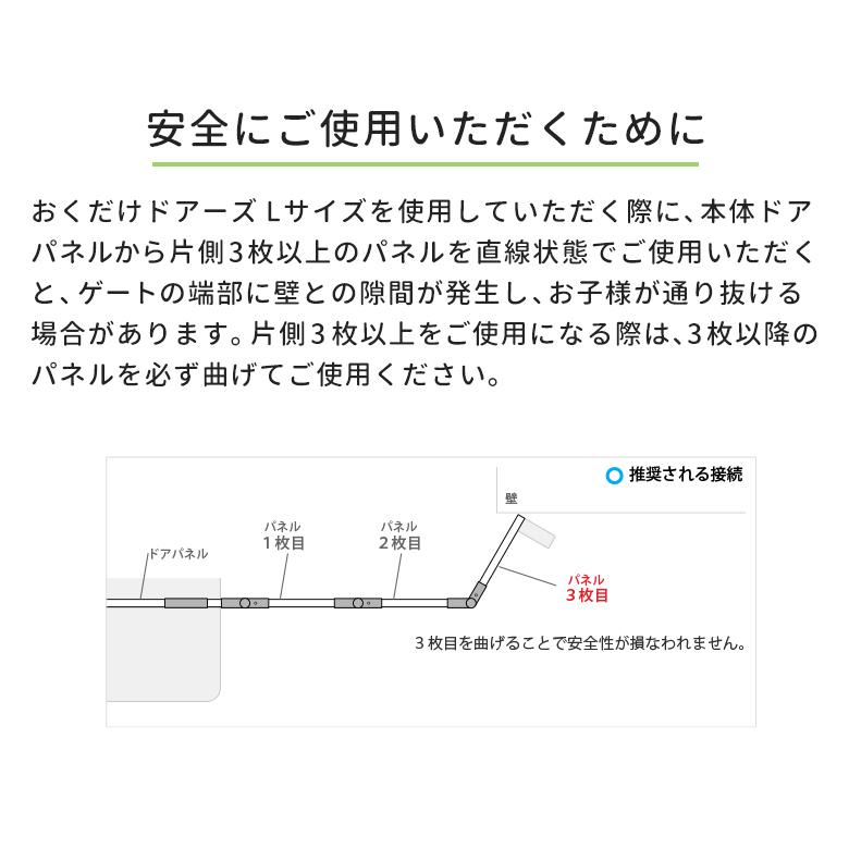 ベビーゲート 拡張 おくだけドアーズWoody専用 拡張パネル Sサイズ(14cm) / Mサイズ(26cm) 1枚入り（Woody2、Plusタイプも含む） | nihonikuji | 11