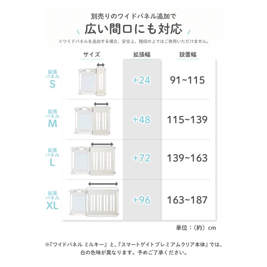 ベビーゲート ベビーフェンス 突っ張り スマートゲイト プレミアム クリア 本体 日本育児 | nihonikuji | 17