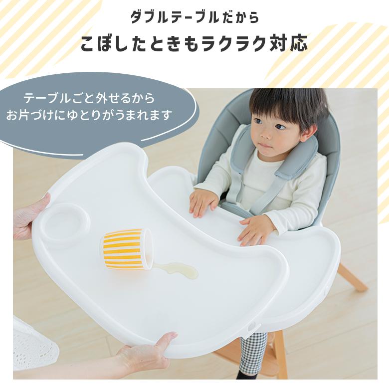 ベビーチェア 4wayくるっと回転ベビーチェア(お食事テーブル付 ベビーチェア 4wayくるっと回転ベビーチェア(お食事テーブル付