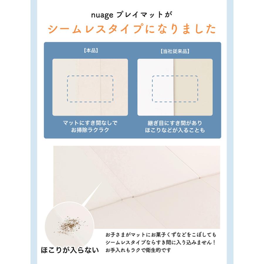 nihonikuji（日本育児） プレイマット クッション nuage スムース
