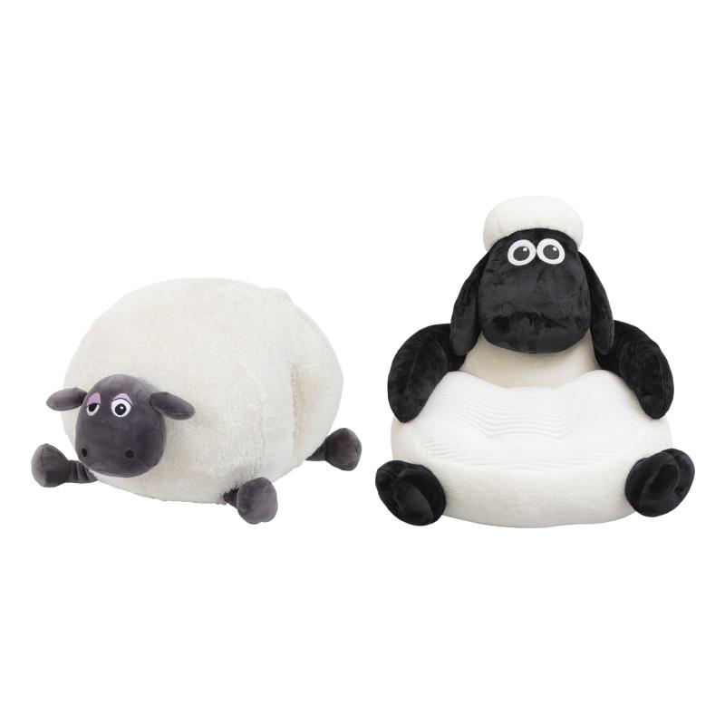 ひつじのショーン クッション キッズチェア＆シャーリーハンドマフ 抱きまくら セット 日本育児 | nihonikuji | 07