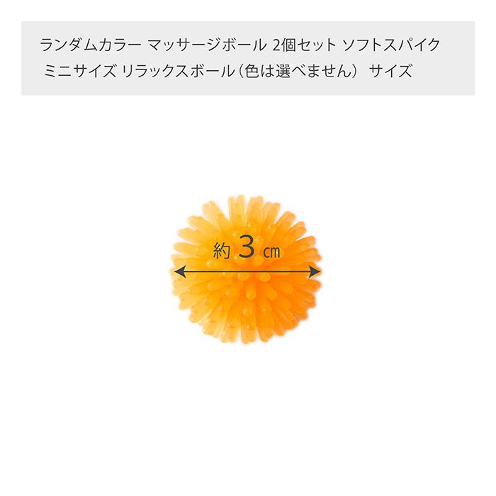 バレエ トレーニング ランダムカラー マッサージボール 2個セット