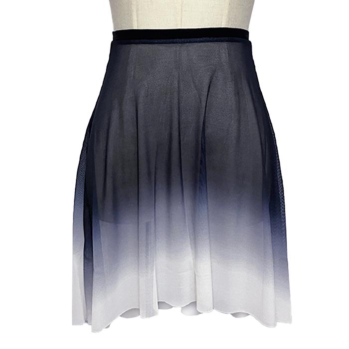 バレエ スカート バレエ モダン グラデーション メッシュ プルオンスカート 大人・ジュニア ウエストゴム ゴムスカート 透け感 シースルー |  | 13