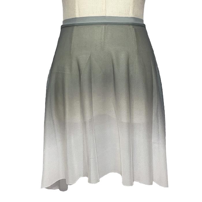 バレエ スカート バレエ モダン グラデーション メッシュ プルオンスカート 大人・ジュニア ウエストゴム ゴムスカート 透け感 シースルー |  | 14