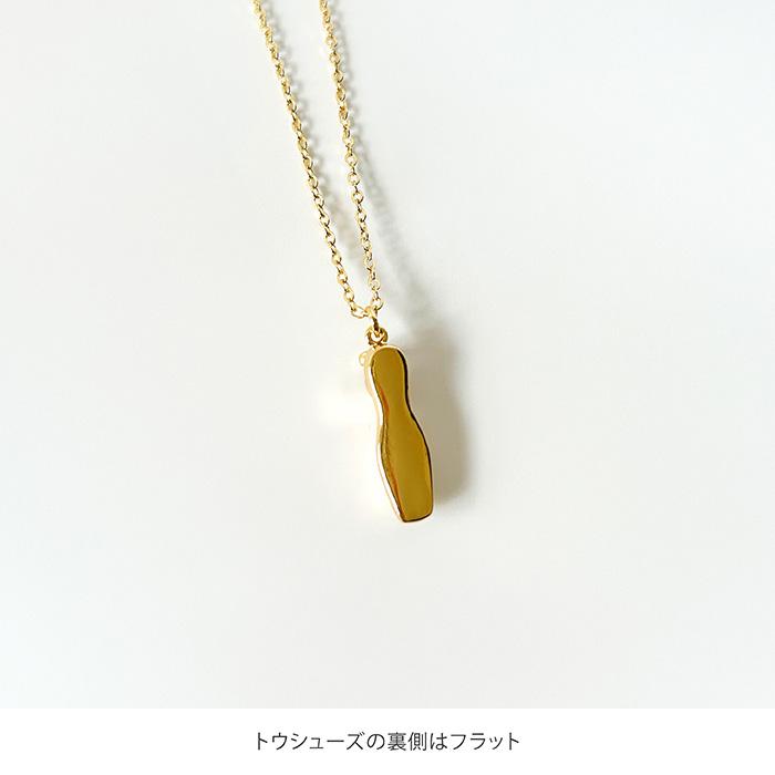 バレエ 雑貨 トゥシューズ ネックレス ポワントモチーフ 01 シンプル