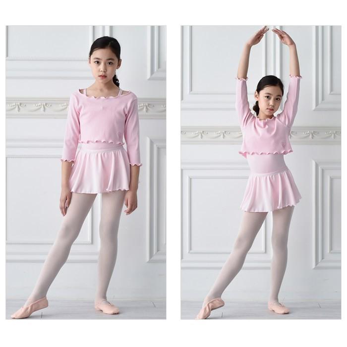 バレエトップス Ballet-i ショート丈リブTシャツ 121  子供用｜eballerina｜03