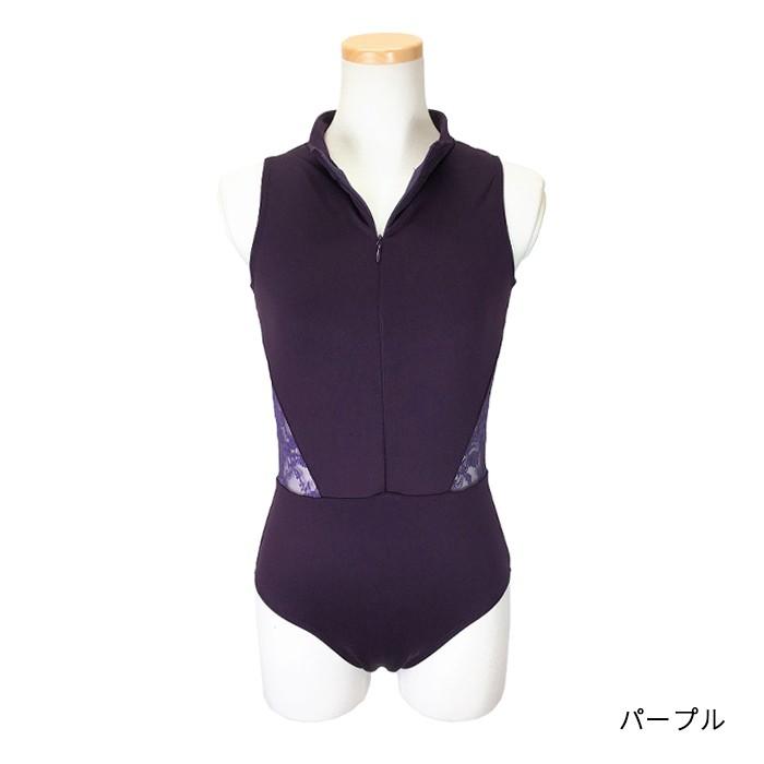 40%off・在庫特価 バレエレオタード ノースリーブ ハイネック
