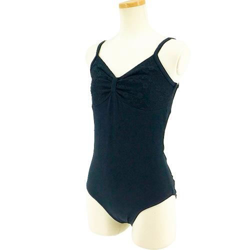 ボルドー レース 娘役 レオタード後ろリボンS～Mサイズ ボルドー レース 娘役 レオタード後ろリボンS～Mサイズ