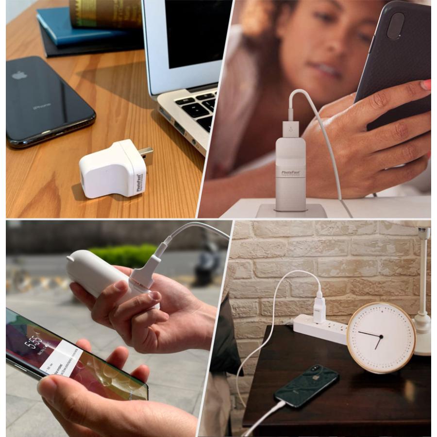 PhotoCube iOS Android 兼用 データ自動保存 microSDカード 256GB
