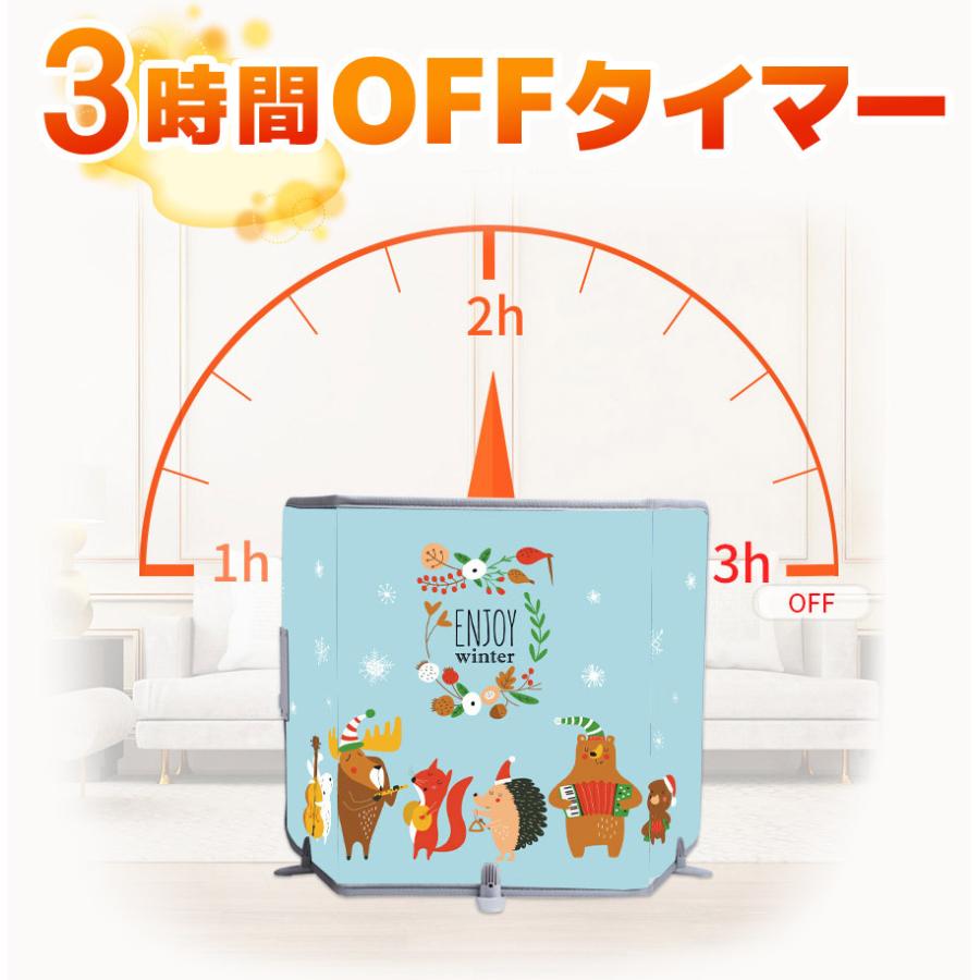 パネルヒーター 遠赤外線 3面 足元ヒーター デスクヒーター 電気