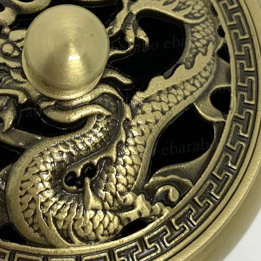 香炉 銅製 仏具 銅製 香炉 獅子蓋 銅炉 銅器 香道具 茶道具 仏具 台付