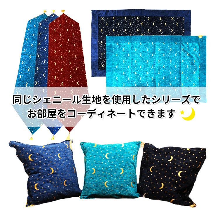 トルコ製 クッションカバー moon and star dark blue 月と星 トルコ製 クッションカバー moon and star dark blue 月と星