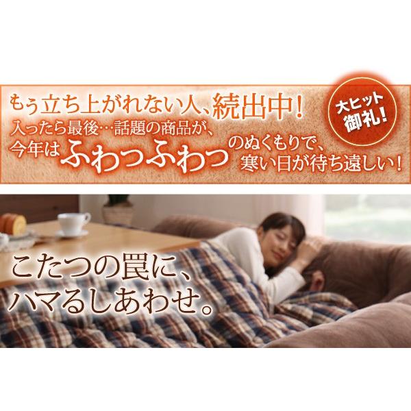 【最安値挑戦中】 こたつに合わせる フロアコーナーソファー 防ダニ・抗菌防臭機能付 コの字 小 厚さ40mm 【VQL8120640152】(28529円)