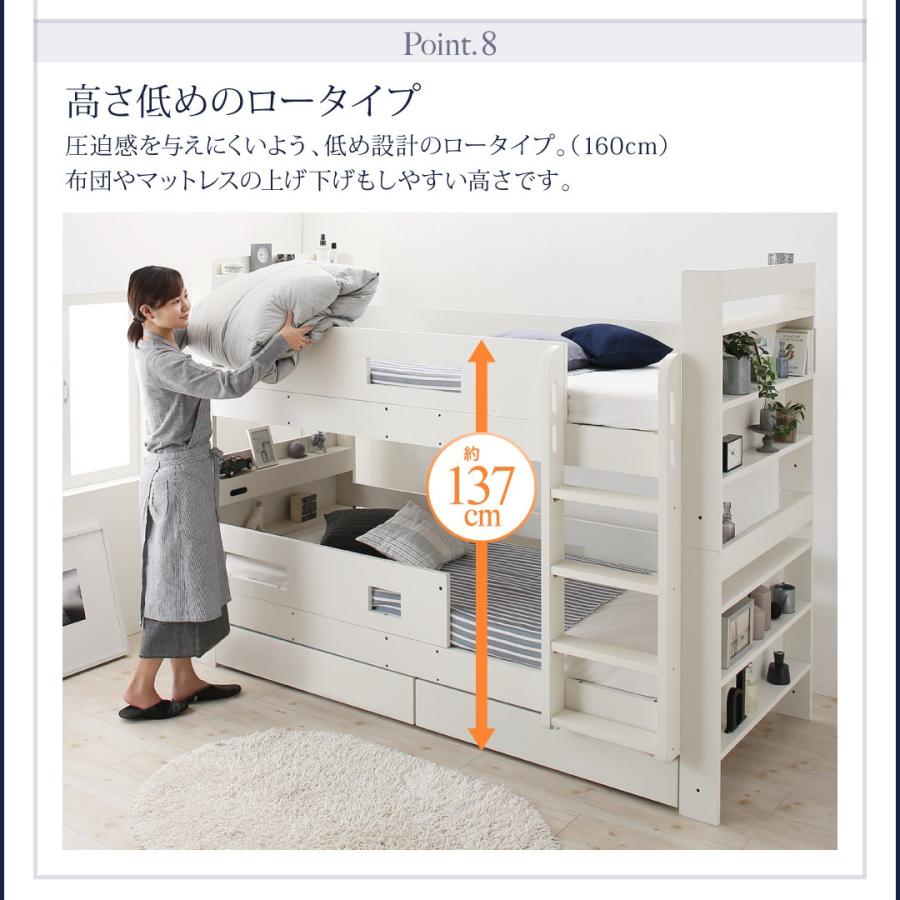 新品未使用！ スリム2段ベッド Whenwill ウェンウィル 薄型軽量ボンネルコイルマットレス付き スタンダード クイーン 【TMF1584959914】(55682円)