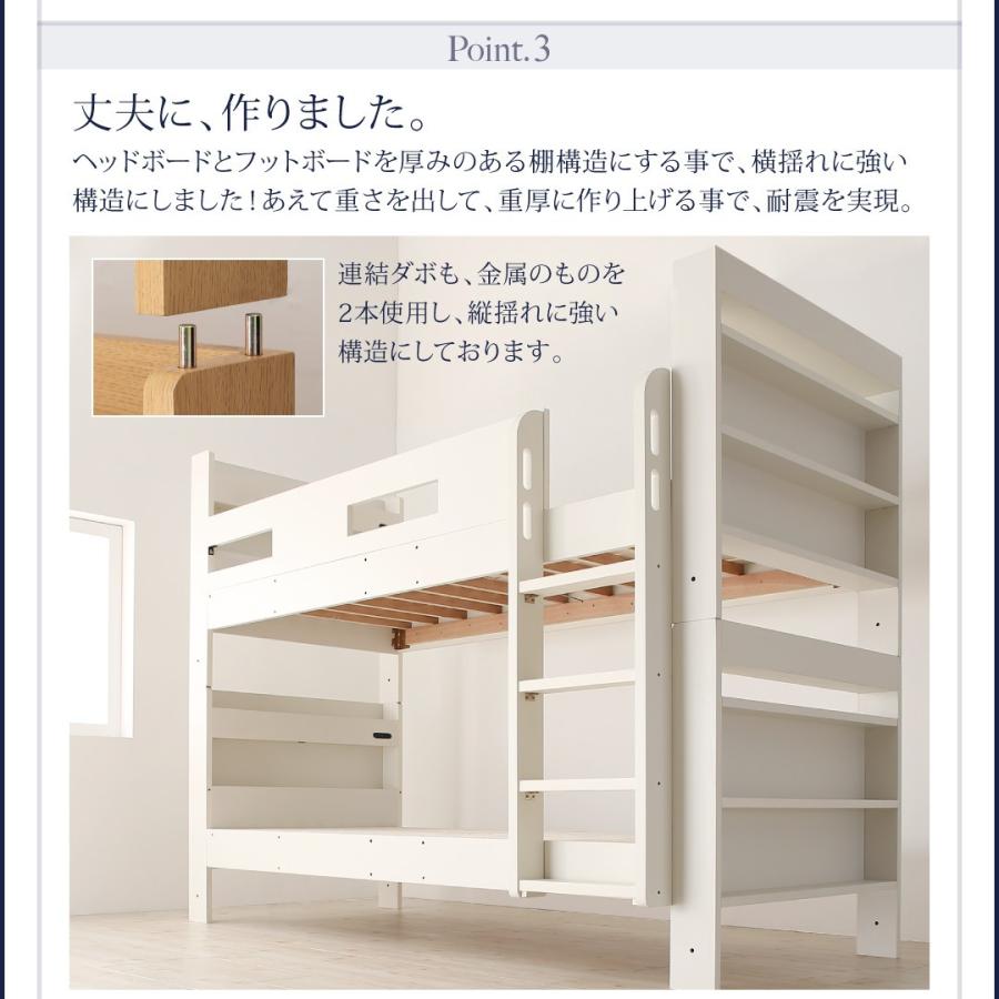 新品未使用！ スリム2段ベッド Whenwill ウェンウィル 薄型軽量ボンネルコイルマットレス付き スタンダード クイーン 【TMF1584959914】(55682円)