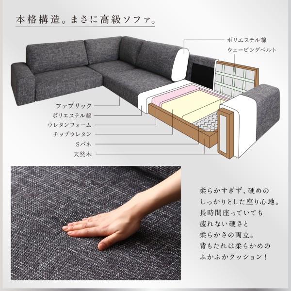 コーナーソファー フロアタイプ Leeble リーブル ソファ ハイタイプ 4P 木肘デザインソファ 天然木シンプルデザイン木肘ソファ 2P