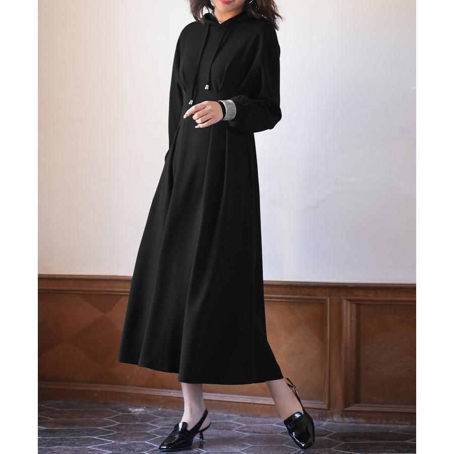 カットソー 長袖 秋 春 レディース 薄手フレア Aライン ワンピース カシュクール オフィス 通勤 20代 30代 40代 ストレッチ 伸縮性 ロン |  | 10