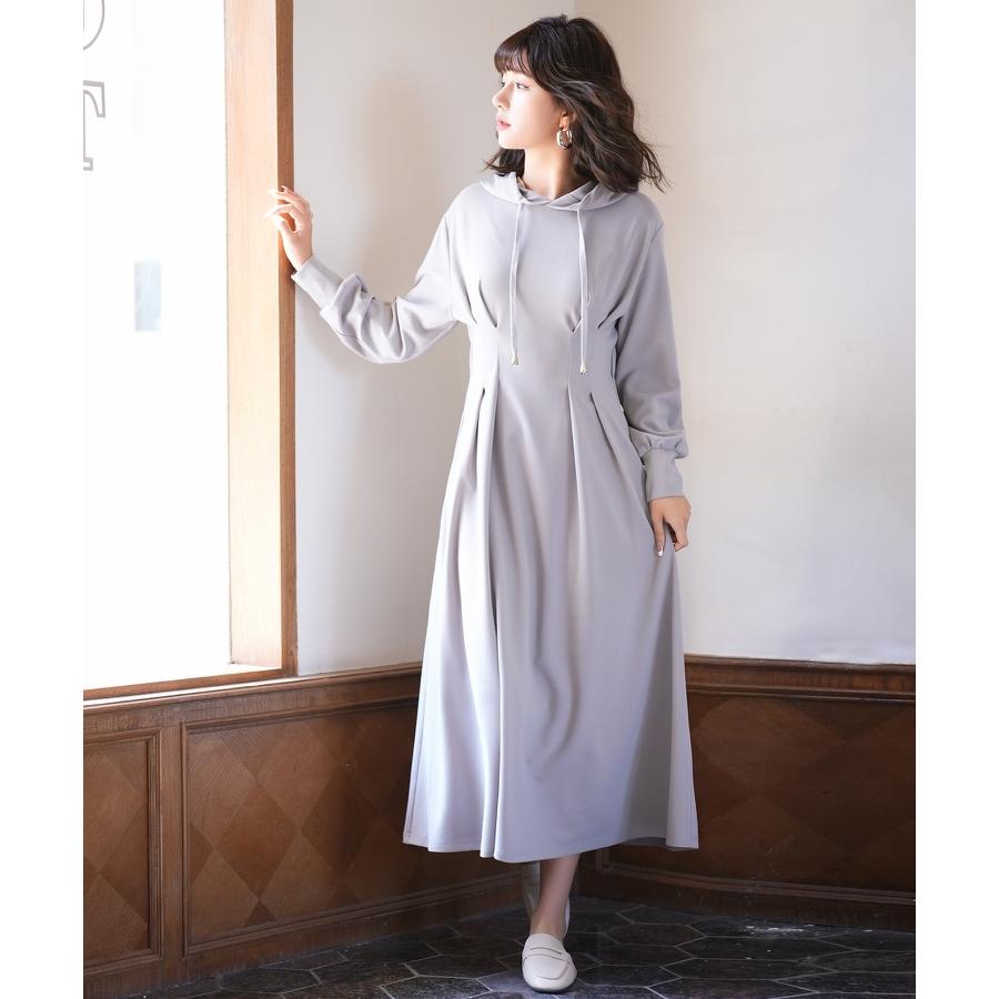 カットソー 長袖 秋 春 レディース 薄手フレア Aライン ワンピース カシュクール オフィス 通勤 20代 30代 40代 ストレッチ 伸縮性 ロン |  | 03