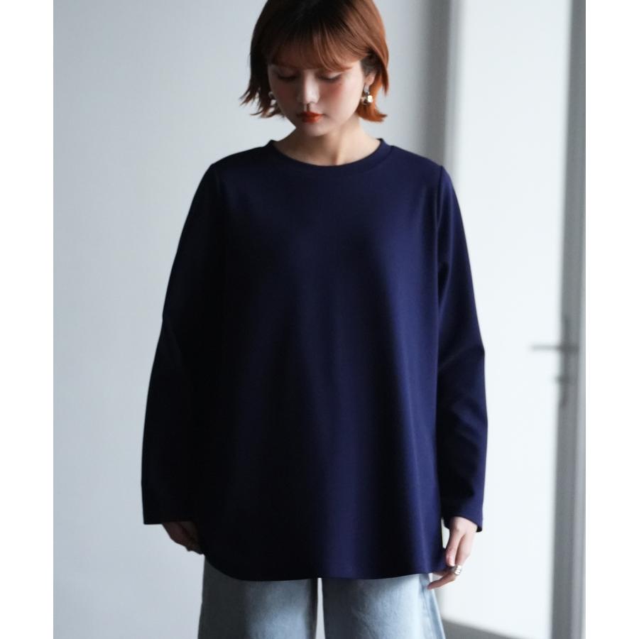 秋 春 長袖 レディース ゆったり ストレッチ 体型カバー トップス カットソートップス カットソー 大きめ  ゆったり オーバーサイズ チクチクしな |  | 16