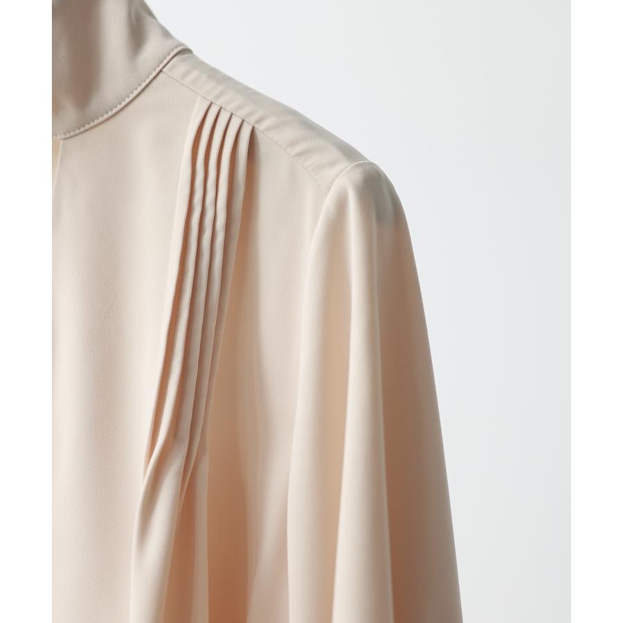 ブラウス レディース 長袖 チョーカーネック ゆったり プリーツ 大人 とろみ素材 おしゃれ 可愛い きれいめ オフィス 女の子 秋 秋物 SAISO |  | 19