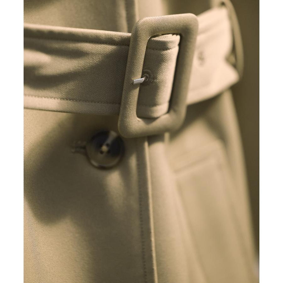 コート レディース トレンチコート ケープデザイン スタイルアップ ミモレ丈 ロング丈 裏地付き ポケット付き ウエストマークベルト 取り外し可能ベル |  | 18