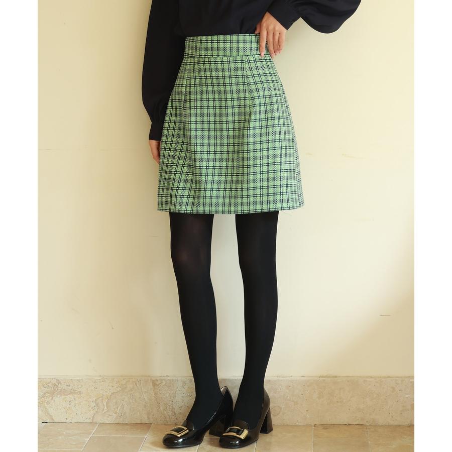 チェック柄 ミニスカート ハイウエスト レディース ボトムス 柄物 裏地付き サイドファスナー セクシー タイト 短い 可愛い 女の子 低身長 細見え |  | 10