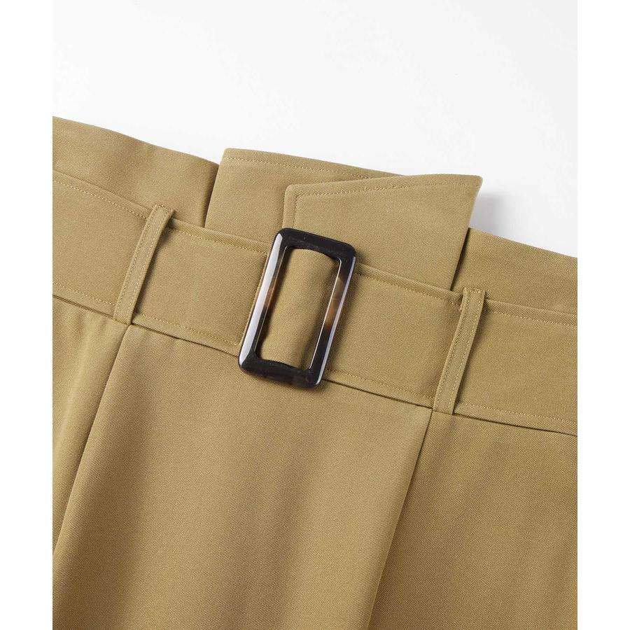 スカート レディース マーメイドスカート ハイウエスト ミモレ丈 飾りベルト バックル付きベルト フレア裾 バックウエストゴム バックファスナー 大人 |  | 17