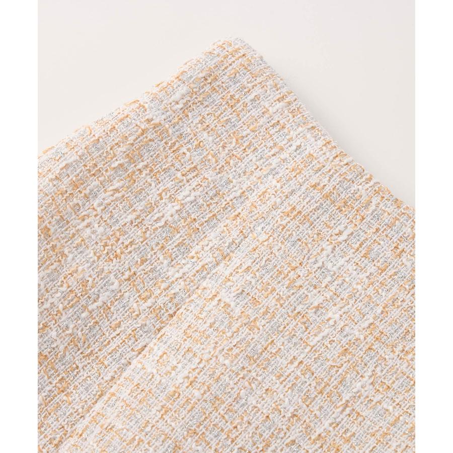 スカート レディース ボトムス ミモレ丈 タイトスカート ラメ入り ツイード生地 ハイウエスト バックゴム やや厚手 裏地あり 暖かい 通勤 通学 オ |  | 20