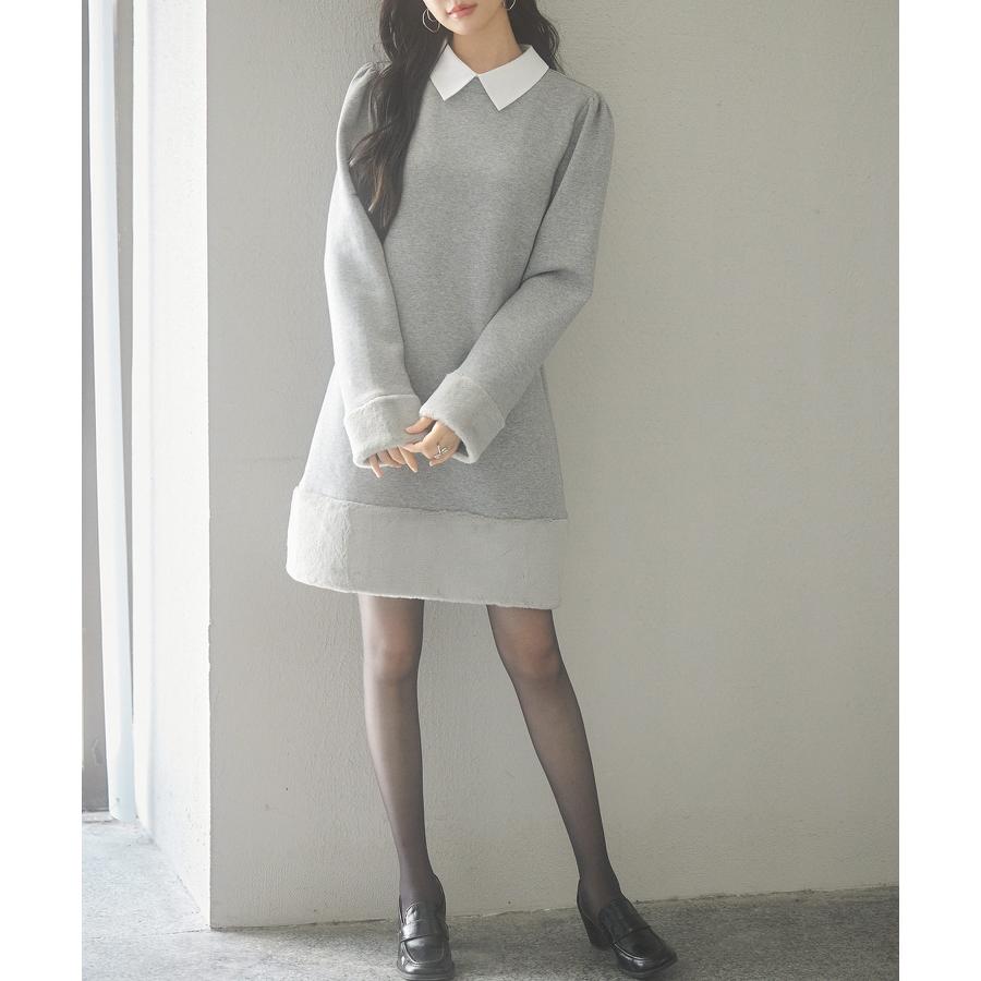 ワンピース タイトワンピース 長袖 カジュアル きれいめ Iライン ひざ