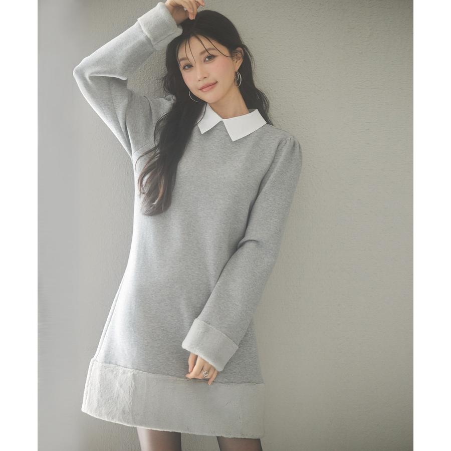 ワンピース タイトワンピース 長袖 カジュアル きれいめ Iライン ひざ