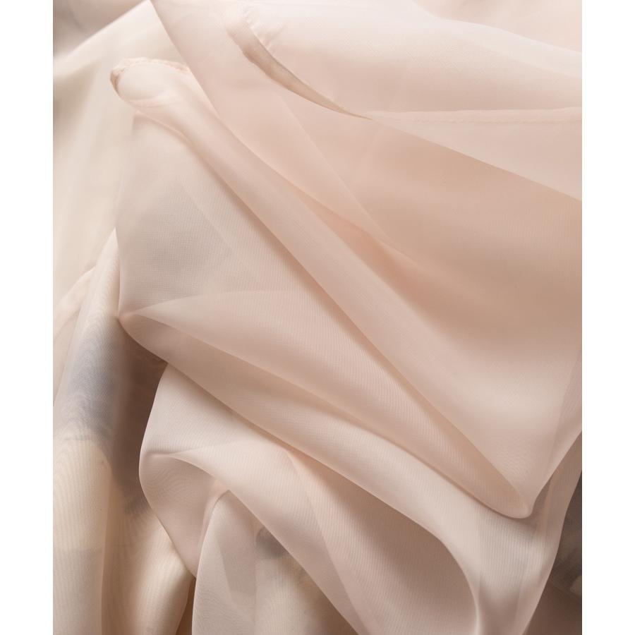 スカート レディース ボトムス ハイウエストスカート ミモレ丈 ハイウエスト ソフトオーガンジー 透け感 シアー感 サテンプリント 裏地付き バックゴ |  | 17