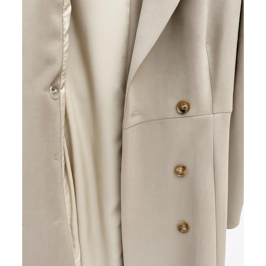 コート アウター レディース トレンチコート ロングコート ダブルブレスト テーラードカラー 共ベルト付き パワーショルダー タック入り 裏地付き バ |  | 18