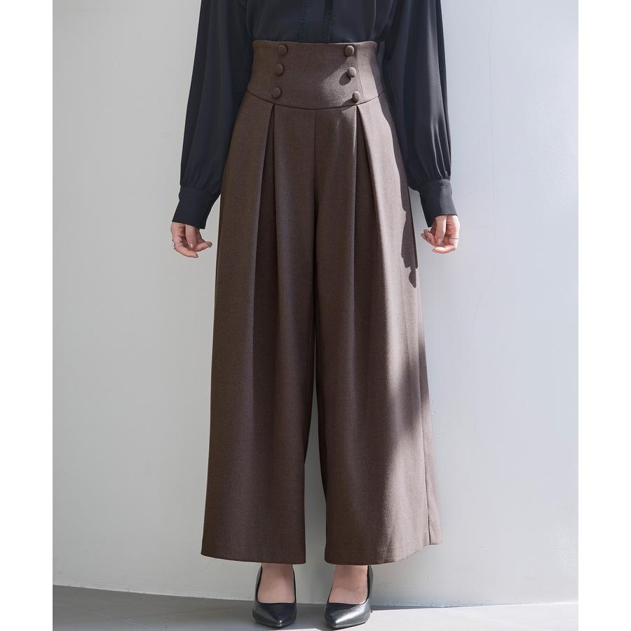 ワイドパンツ セーラーパンツ ガウチョパンツ スカンツ スカーチョ プリーツパンツ タックパンツ ズボン レディース ファスナー付き ハイウエスト バ |  | 10