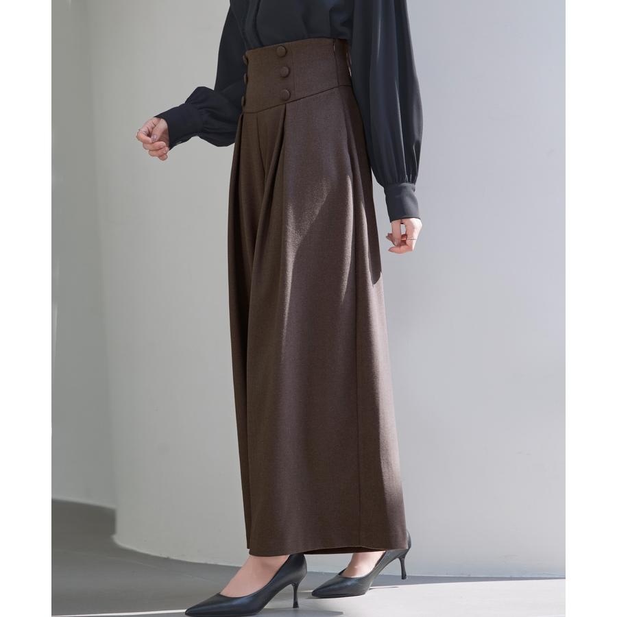 ワイドパンツ セーラーパンツ ガウチョパンツ スカンツ スカーチョ プリーツパンツ タックパンツ ズボン レディース ファスナー付き ハイウエスト バ |  | 12