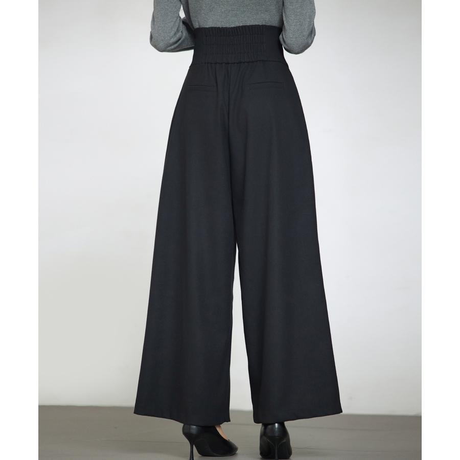 ワイドパンツ セーラーパンツ ガウチョパンツ スカンツ スカーチョ プリーツパンツ タックパンツ ズボン レディース ファスナー付き ハイウエスト バ |  | 07