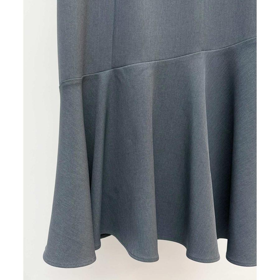 ワンピース ロングワンピース レディース マーメイドシルエット 襟付き ウエスト切り替え ハイウエスト ドッキング ゴムシャーリング フラップ飾り パ |  | 18