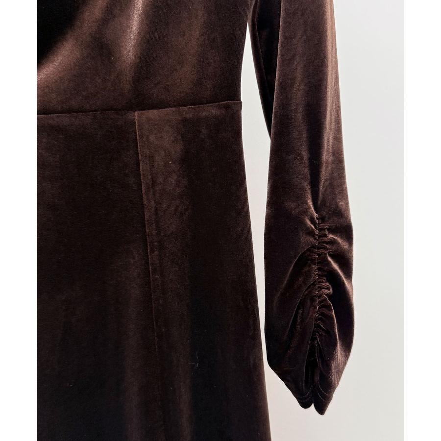 ワンピース ロングワンピース ベロアワンピース フレアワンピース 長袖 タイト ドレープドネック Uバック バックオープン カジュアルワンピース バッ |  | 18