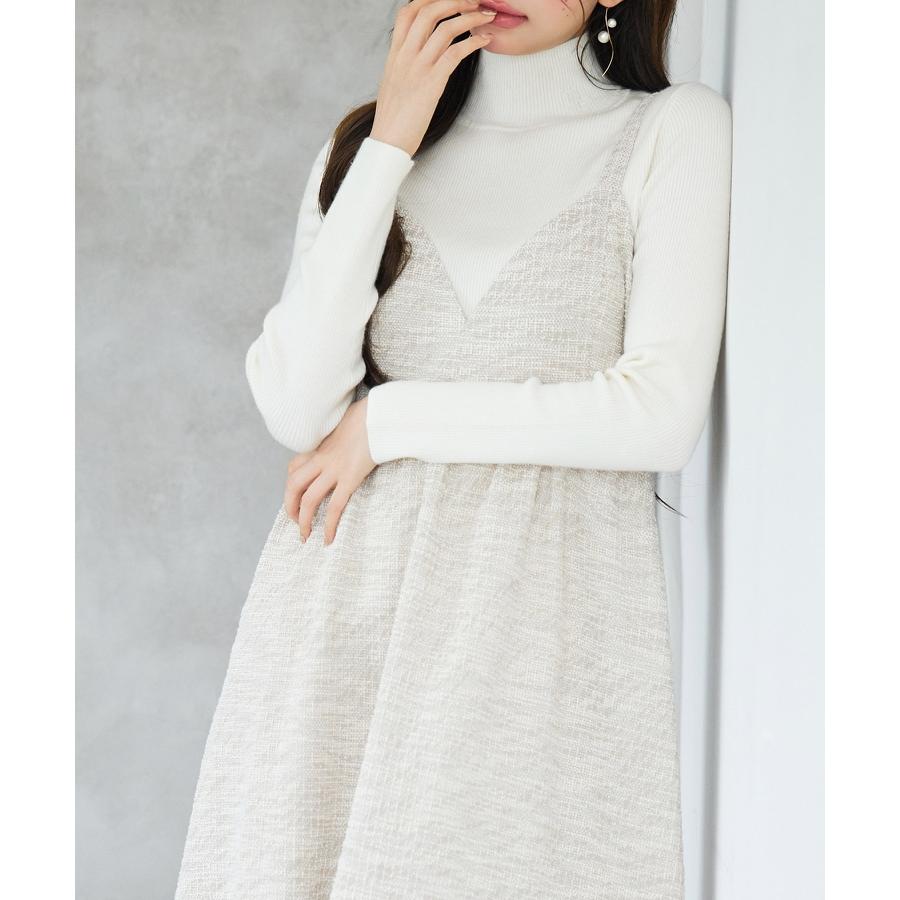 ワンピース レディース キャミソールワンピース キャミワンピ サロペットフレアワンピース 春 秋 冬 秋冬 ノースリーブ ミモレ丈 ミディ丈 エンパイ |  | 10