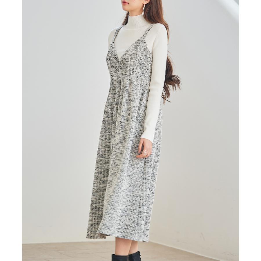 ワンピース レディース キャミソールワンピース キャミワンピ サロペットフレアワンピース 春 秋 冬 秋冬 ノースリーブ ミモレ丈 ミディ丈 エンパイ |  | 13