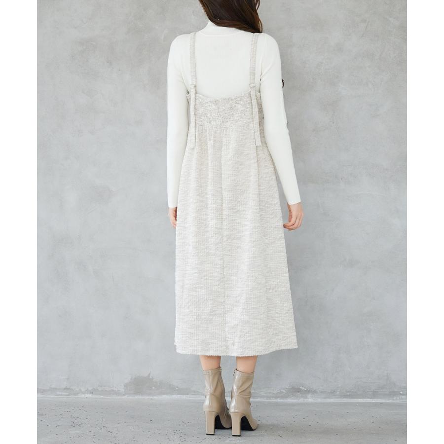 ワンピース レディース キャミソールワンピース キャミワンピ サロペットフレアワンピース 春 秋 冬 秋冬 ノースリーブ ミモレ丈 ミディ丈 エンパイ |  | 06