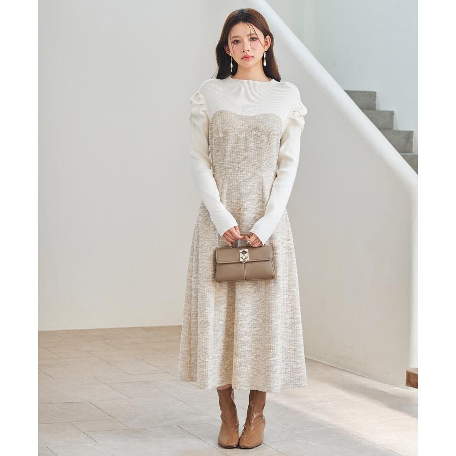 ワンピース レディース ビスチェワンピース ドッキングワンピース