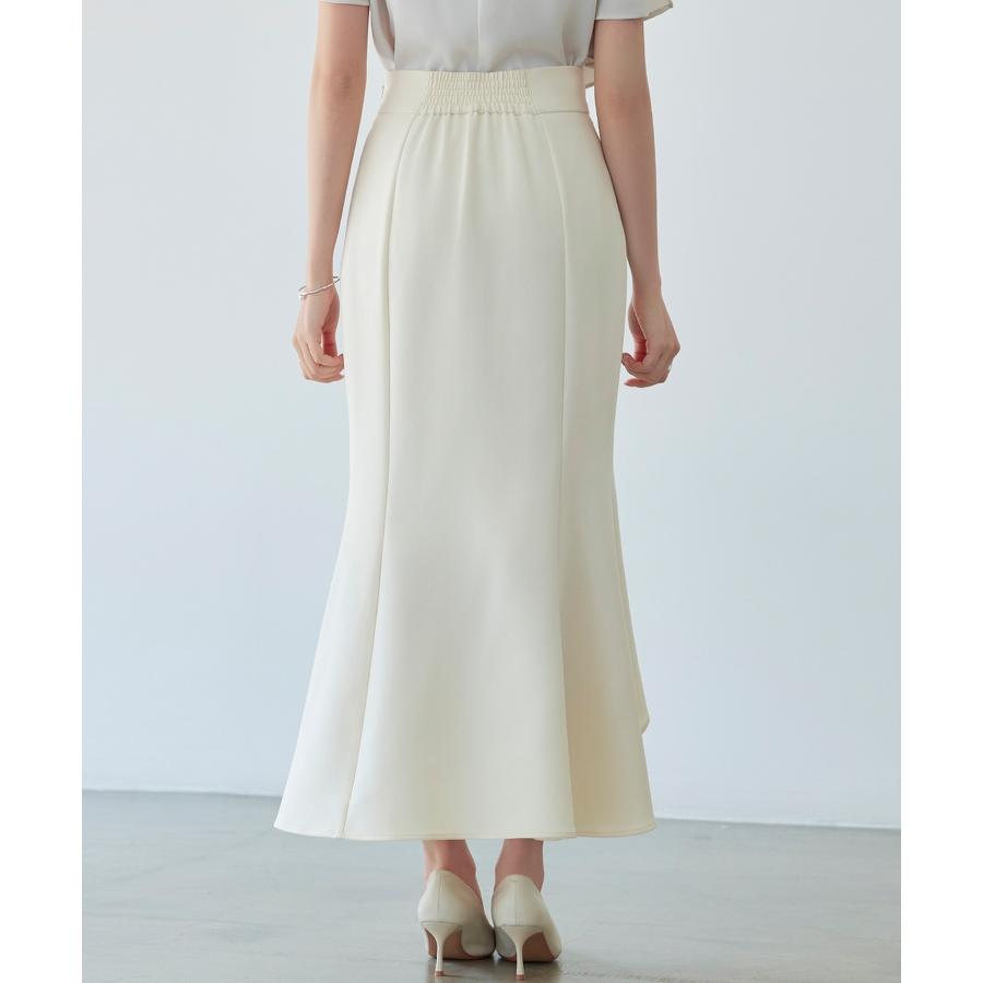 スカート ロングスカート ミモレ丈 マキシ丈 ロング丈 タイトスカート マーメイド タイトフレア タイトフレアスカート 裾フリル 前後差 ツイル地 バ |  | 12