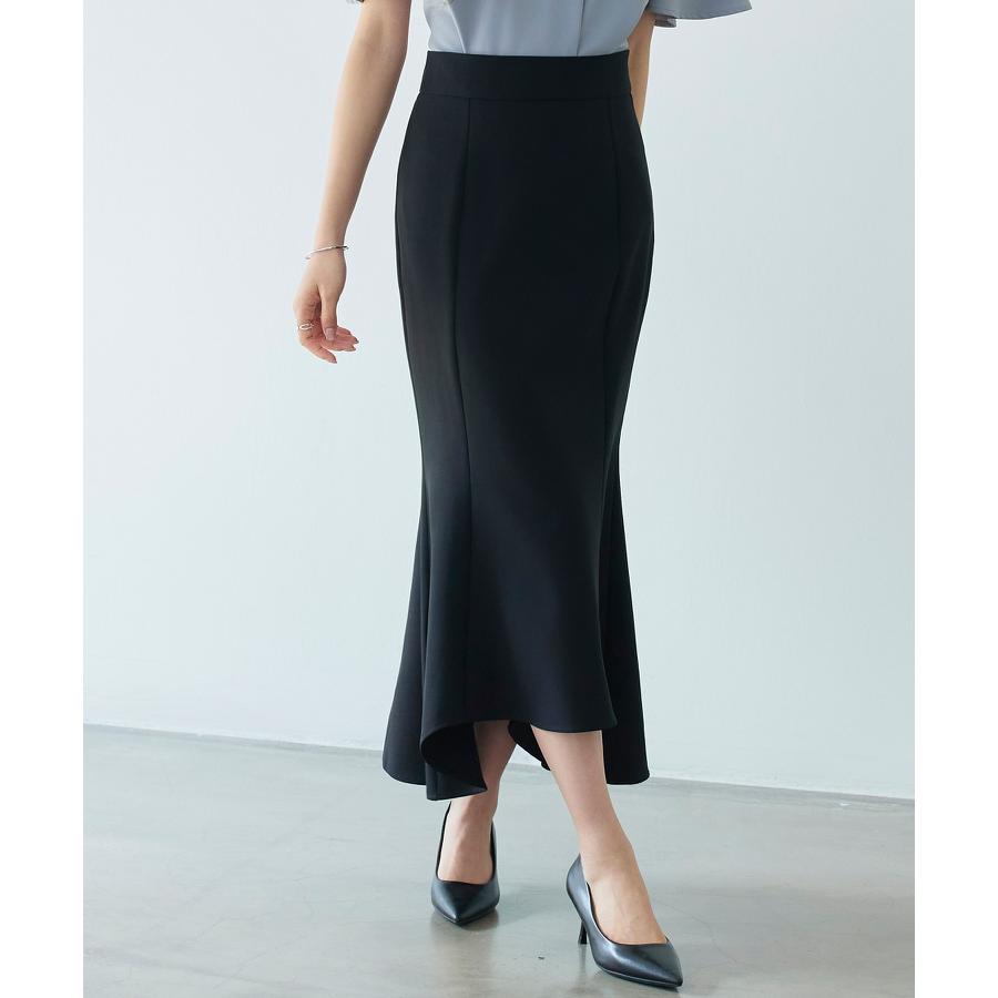 スカート ロングスカート ミモレ丈 マキシ丈 ロング丈 タイトスカート マーメイド タイトフレア タイトフレアスカート 裾フリル 前後差 ツイル地 バ |  | 15