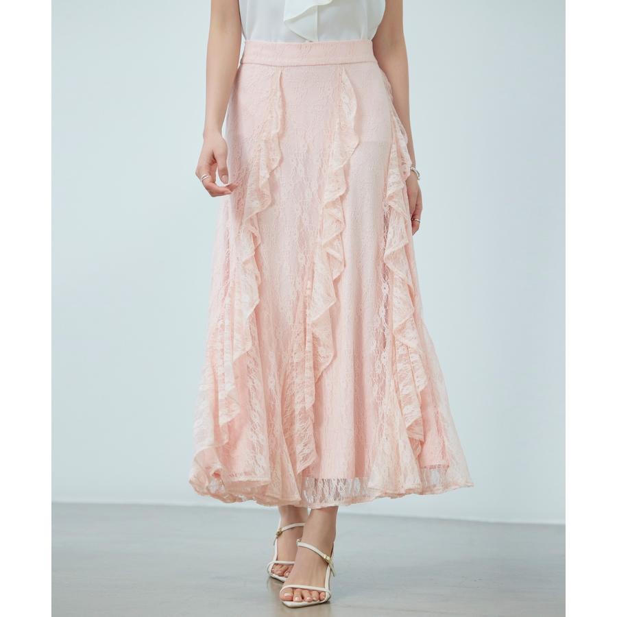 スカート ロングスカート ミモレ丈 マキシ丈 ロング丈 フレアスカート タイトフレア スカート レーススカート 総レーススカート フリル レース バッ |  | 04