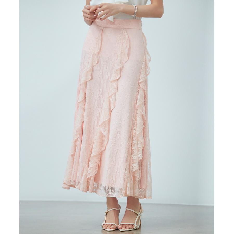 スカート ロングスカート ミモレ丈 マキシ丈 ロング丈 フレアスカート タイトフレア スカート レーススカート 総レーススカート フリル レース バッ |  | 07
