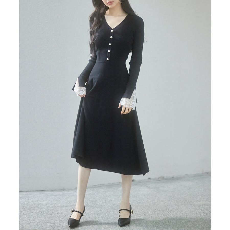 ニット ワンピース ニットワンピース フレアワンピース タイト Aライン