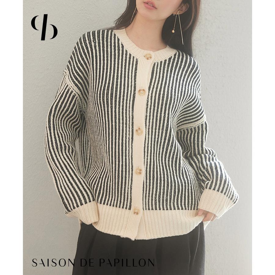 ニット アウター カーディガン トップス プルオーバー レディース 長袖 2way ゆったり おしゃれ きれいめ 体型カバー 二の腕カバー ドロップシ | 