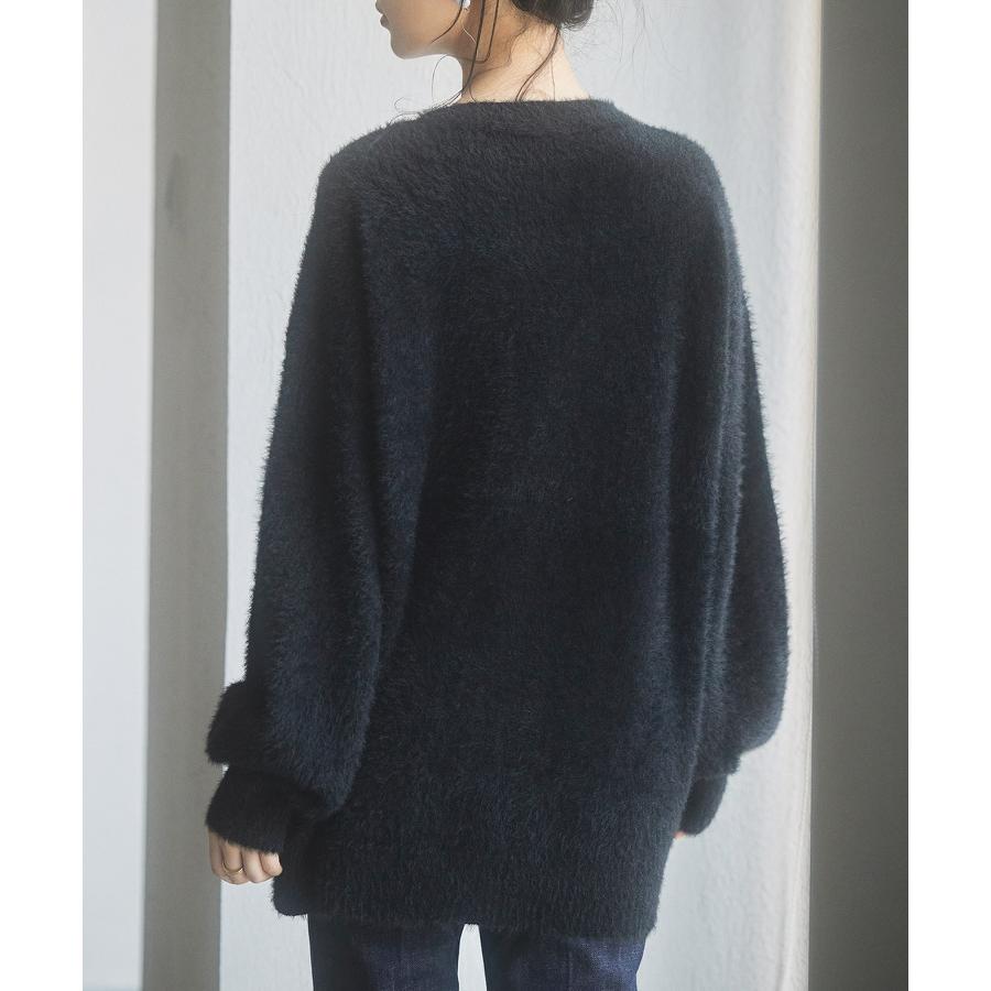 カーディガン レディース トップス 羽織り ロングカーデ ゆったり Vネック もこもこ シャギー素材 柔らかい ヒップ丈 ミドル丈 オーバーサイズ 体 |  | 14