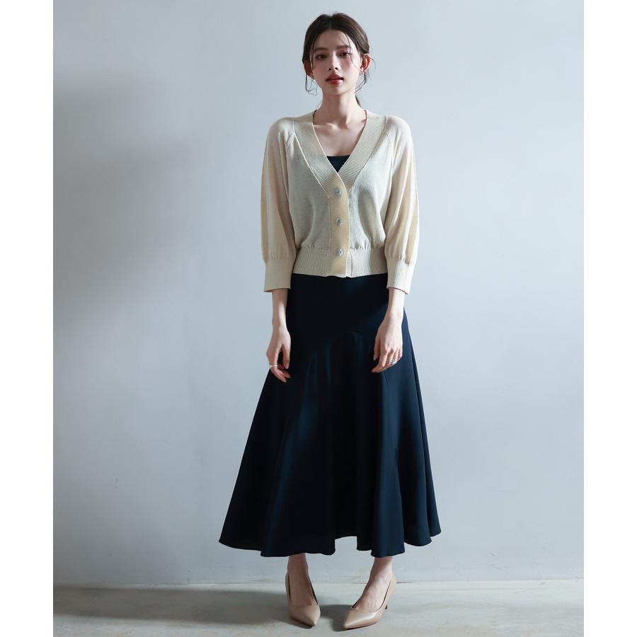 ラルフローレン　正規品　サマーニット　カーディガン　半袖　アイボリー　美品 さらりと心地よい 大人のサマーニットカーディガン