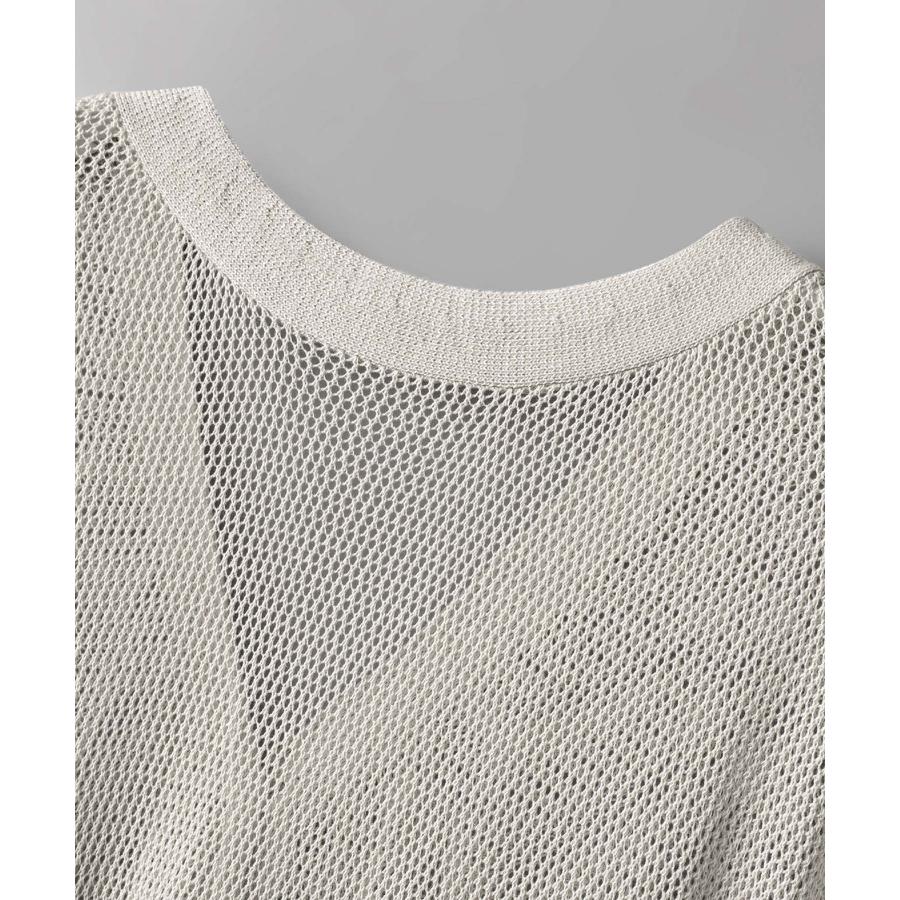 トップス レディース カーディガン ニットカーデ 透かし編み 4way 前後2way ゆったり フレンチスリーブ ドルマンスリーブ Vネック  クルー |  | 19